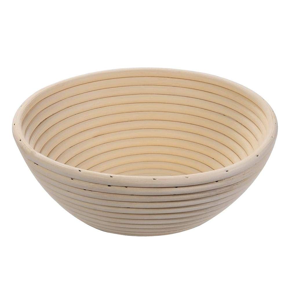 Amazon.co.jp: shopparadise 発酵かご カンパーニュ 籐製醗酵カゴ 円形